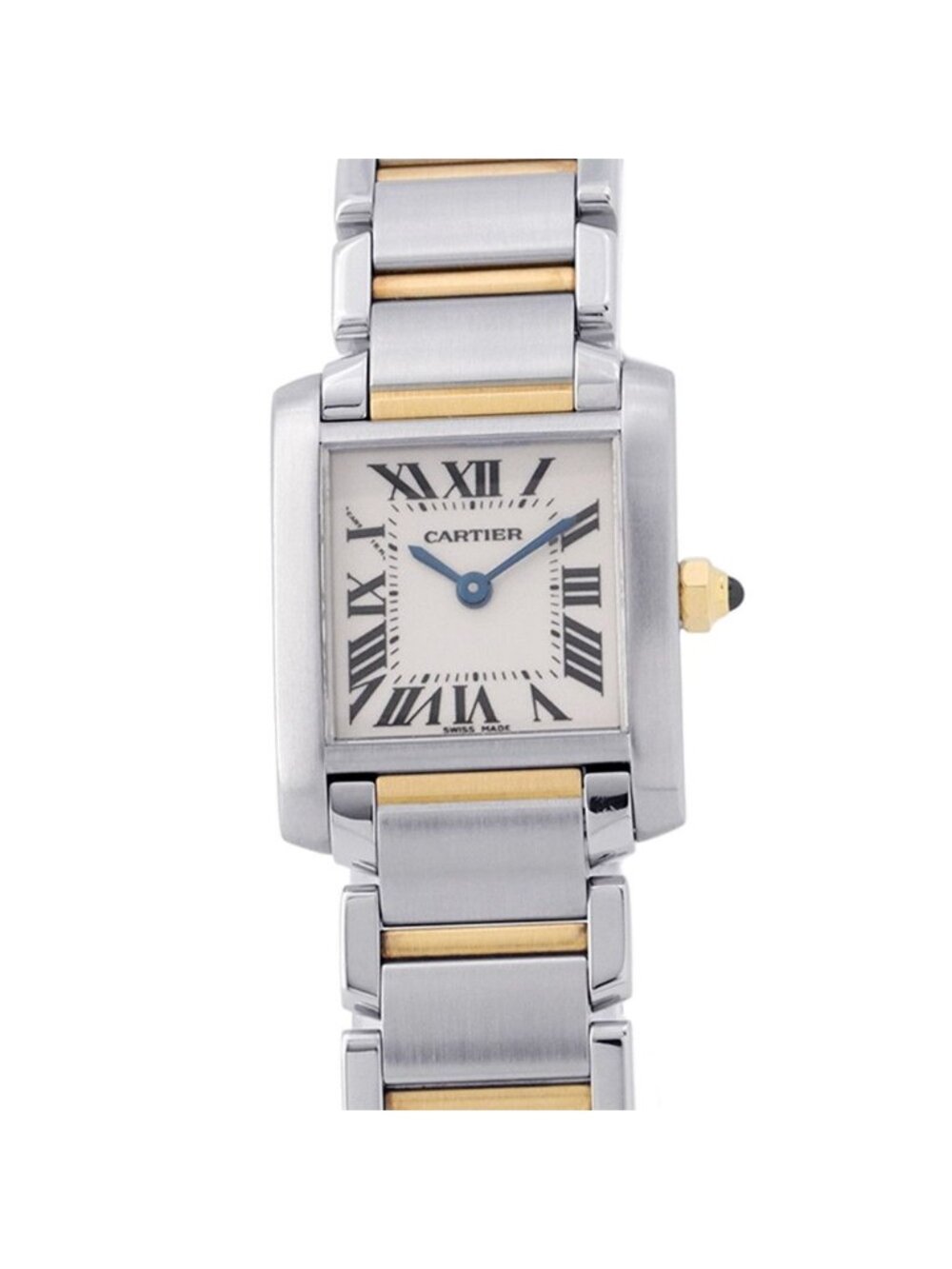 Cartier Tank Francaise SM Watch White Dial Quartz